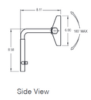 MM-024-BT, Adaptive Technologies MultiMount 60lb Rated Indoor Speaker Wall Mount with 180° Rotation