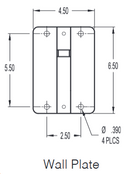 MM-024-BT, Adaptive Technologies MultiMount 60lb Rated Indoor Speaker Wall Mount with 180° Rotation