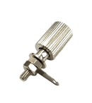 T-10, Sato Parts 9.0mm Diameter Chrome Banana Binding Post for 26-16AWG Wire