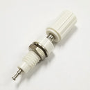 T-3025-W, Sato Parts White Female Banana & Wire Binding Post
