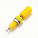 T-3025-Y, Sato Parts Yellow Female Banana & Wire Binding Post