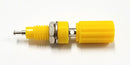 T-3025-Y, Sato Parts Yellow Female Banana & Wire Binding Post