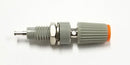 T-45-OR, Sato Parts Grey with Orange Tip Female Banana & Wire Binding Post