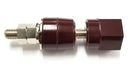 T-9-R, Sato Parts 25.0mm Diameter Extra Large Red Binding Post ~ 50 Amp