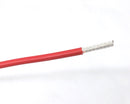 T12-02-25, 25' 12AWG RED Hi Temp PTFE Insulated Silver Plated 600 Volt Hook-Up Wire