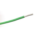 T12-05-25, 25' 12AWG GREEN Hi Temp PTFE Insulated Silver Plated 600 Volt Hook-Up Wire