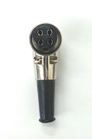 61-614B, 4 Pin Female Right Angle CB Mic or Ham Radio Mobile Mic Connector