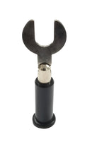 TJ-1097-B, Sato Parts BLACK Large Spade Connector, Solder Type 16AWG Max