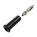 TJ-560-B, Sato Parts Black Male Banana Plug ~ Solder Type, 16AWG Max.