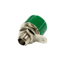 TJ-563-G, Sato Parts Green Female Banana Jack, Panel Mount