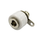 TJ-563-W, Sato Parts White Female Banana Jack, Panel Mount