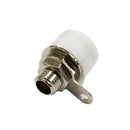 TJ-563-W, Sato Parts White Female Banana Jack, Panel Mount
