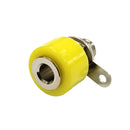 TJ-563-Y, Sato Parts Yellow Female Banana Jack, Panel Mount