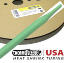 Thermosleeve HST116G100 100' Roll Polyolefin 1/16" GREEN 2:1 Heat Shrink Tubing