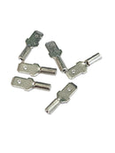Noble U-505D, 6pc 0.187" Male Quick Slide Crimp Terminals for 22-18 AWG