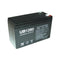 UPG UB1280 F2, 12V @ 8.0AH Sealed Lead Acid (SLA) Battery w/ 0.250" Terminals