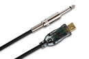 USQ-110, Hosa 1/4" TS Male to USB Type A Tracklink Guitar Interface - 10'