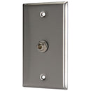 WP1017, ProCo Single-Gang Stainless Wall Plate with 1 TRS (1/4") Connector