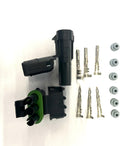 Aptiv WeatherPak WPK-3-1614, 16-14 AWG Three Conductor Set (M/F) w/Pins & Seals
