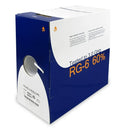 RG6URWH4-500-White Wavenet 60% RG6 Bare Copper 75 Ohm Coax Cable Box,