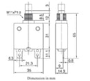 PE7407, Joemex 7 Amp Pushbutton Circuit Breaker ~ 7A