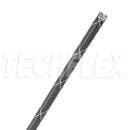 FRN0.13TB PER FOOT , techflex Flame Retardant Blk w/Wht Tracer 1/8"
