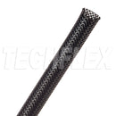 PTN0.38BK-125FT Flexo® PET - 3/8" (9.53mm) Expandable Sleeving, 125ft, Black