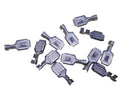 Noble 560H 18-12 AWG 5/16" FEMALE SLIDE TERMINAL W/TAB .312 12pcs