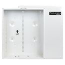 WHWS1803 Wavenet - 18 Inch Structured Wiring Data Enclosure with hinged Door and lock for Home Low Voltage Wiring, Fully Metal – White
