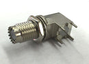 Mini UHF Right Angle PCB Mount Jack MU7279 - MarVac Electronics