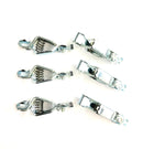 Lot of 6 Mueller BU-55 Zinc Plated Steel Automotive Analyzer Clips 010023