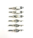 Lot of 6 Mueller BU-85, 5 Amp Steel Crocodile Clips w/screw 10027