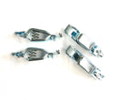 Lot of 4 Mueller BU-27, 20 Amp Zinc Plated Steel Analyzer Clips 010030