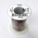 25' 18AWG BROWN Hi Temp PTFE Insulated Silver Plated 600 Volt Hook-Up Wire - MarVac Electronics