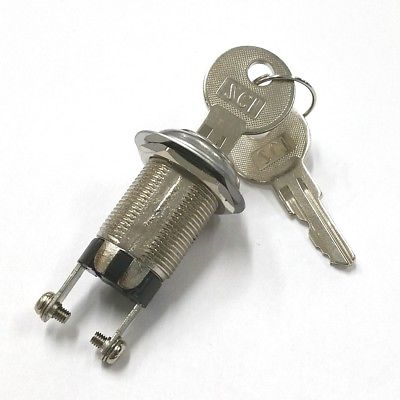 Philmore 30-1197B SPST ON or OFF Position Key Switch with # A2213 Metal Keys