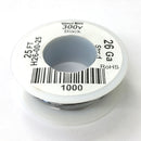 26 AWG Gauge Stranded BLACK 300 Volt, UL1007 PVC Hook Up Wire 25ft Roll 300V