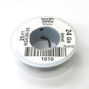 H24-00-25 25FT 24AWG BLACK Stranded Electronic Hook Up 300V Wire UL1007 80C