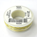 H20-04-25 25FT 20AWG YELLOW Stranded Electronic Hook Up 300V Wire UL1007 80C
