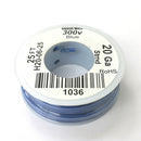H20-06-25 25FT 20AWG BLUE Stranded Electronic Hook Up 300V Wire UL1007 80C