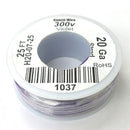 H20-07-25 25FT 20AWG VIOLET Stranded Electronic Hook Up 300V Wire UL1007 80C