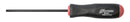 10668, Bondhus 6.0mm x 137mm Ball End Hex Driver Balldriver w/ ProGuardâ„¢ Finish