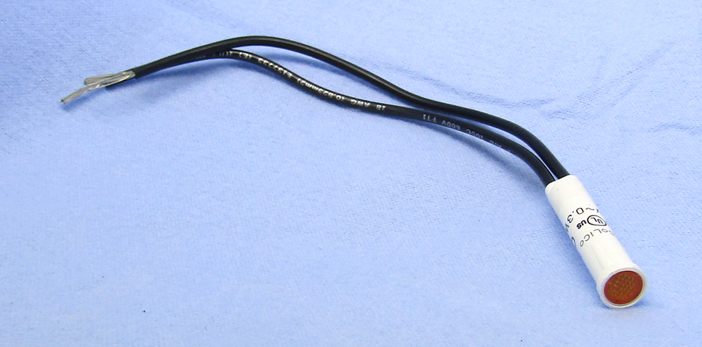 Philmore 11-175 Rect Neon Lamp Green 120V Snap-In W/Metal Bezel (bin47