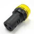 11-2642, Philmore YELLOW 1" Inch Round Tapered LED Indicator Lamp 12-14 Volts DC