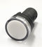 Philmore 11-2654 WHITE 1" Inch Round Flat Top LED Indicator Lamp 28 Volts DC