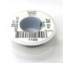 HS26-00-25 25FT 26AWG BLACK SOLID Electronic Electrical 300V Wire UL1007 80C