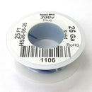 HS26-06-25 25FT 26AWG BLUE SOLID Electronic Electrical 300V Wire UL1007 80C