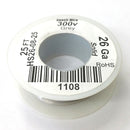 HS26-08-25 25FT 26AWG GREY SOLID Electronic Electrical 300V Wire UL1007 80C