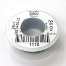 HS24-00-25 25FT 24AWG BLACK SOLID Electronic Electrical 300V Wire UL1007 80C