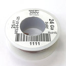 HS24-01-25 25FT 24AWG BROWN SOLID Electronic Electrical 300V Wire UL1007 80C