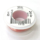 HS24-03-25 25FT 24AWG ORANGE SOLID Electronic Electrical 300V Wire UL1007 80C